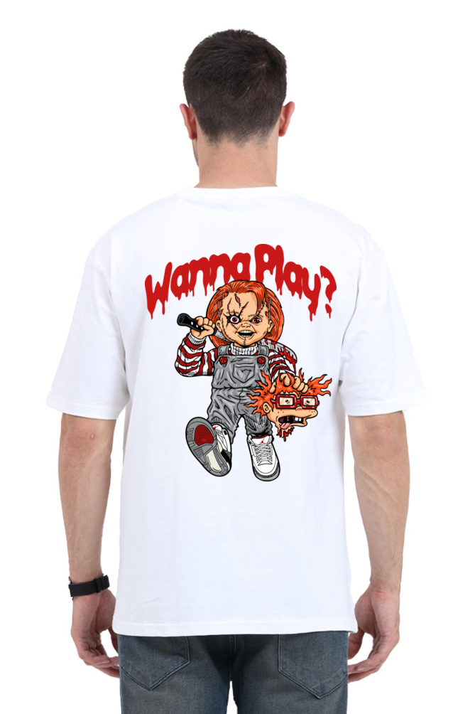 Chucky "Wanna Play?" T-Shirt - Horror Icons Collection