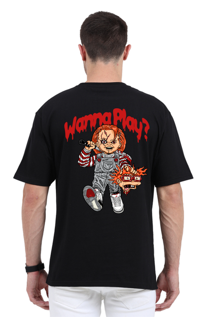 Chucky "Wanna Play?" T-Shirt - Horror Icons Collection